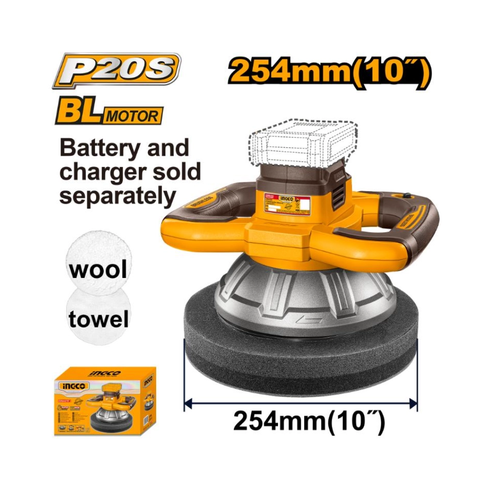 INGCO Lithium-ion Polisher 20V