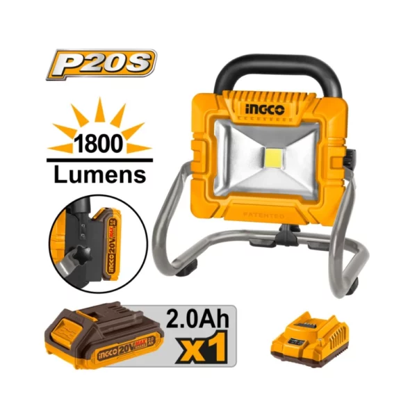 INGCO Lithium-Ion Work Lamp (20V)