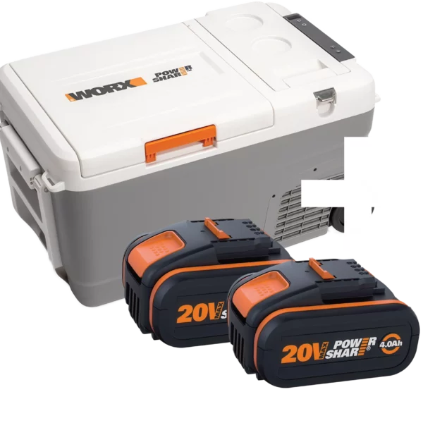 With three power modes and a practical design, the WORX WX876.9 makes for the perfect cooler for days out, camping, at a job site and much more.