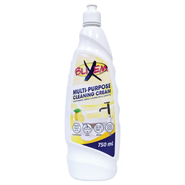 Blixem Multipurpose Cleaning Cream is designed to make every cleaning job easier and faster. Its powerful formula lifts away stubborn stains, grease, and grime, leaving surfaces sparkling clean without scratches or damage. Ideal for kitchens, bathrooms, and any other area that needs a deep, thorough clean.