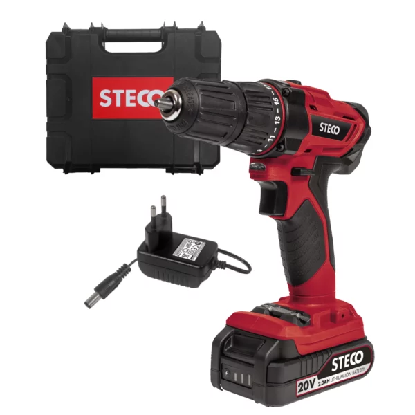 Steco Cordless 20V Kit Driver Drill